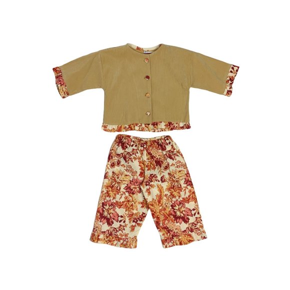 Girl's Medium 5 Fall Two Piece Boutique Festival - Picture 1 of 6